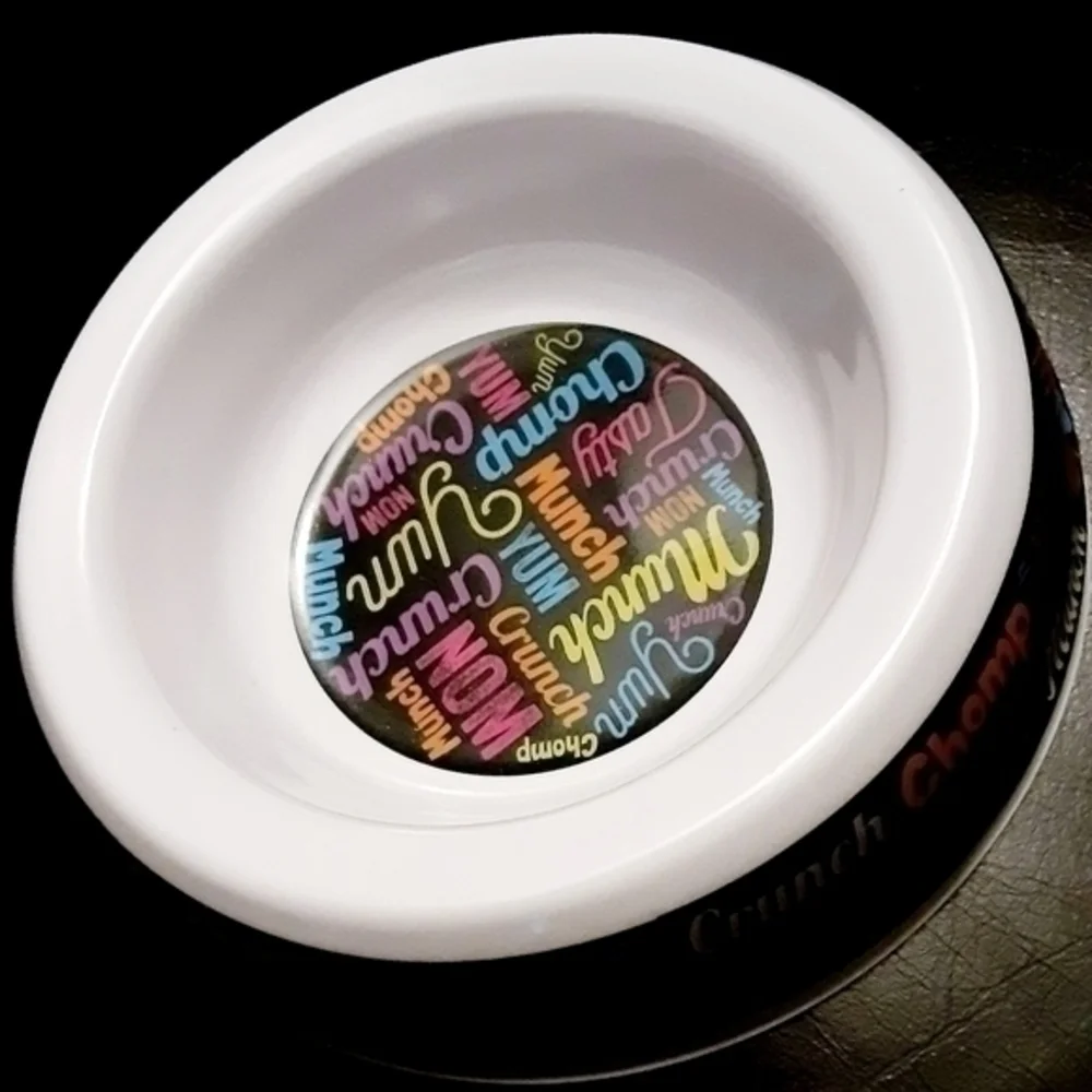 Melamine Cat Bowl- Chomp/Tasty
